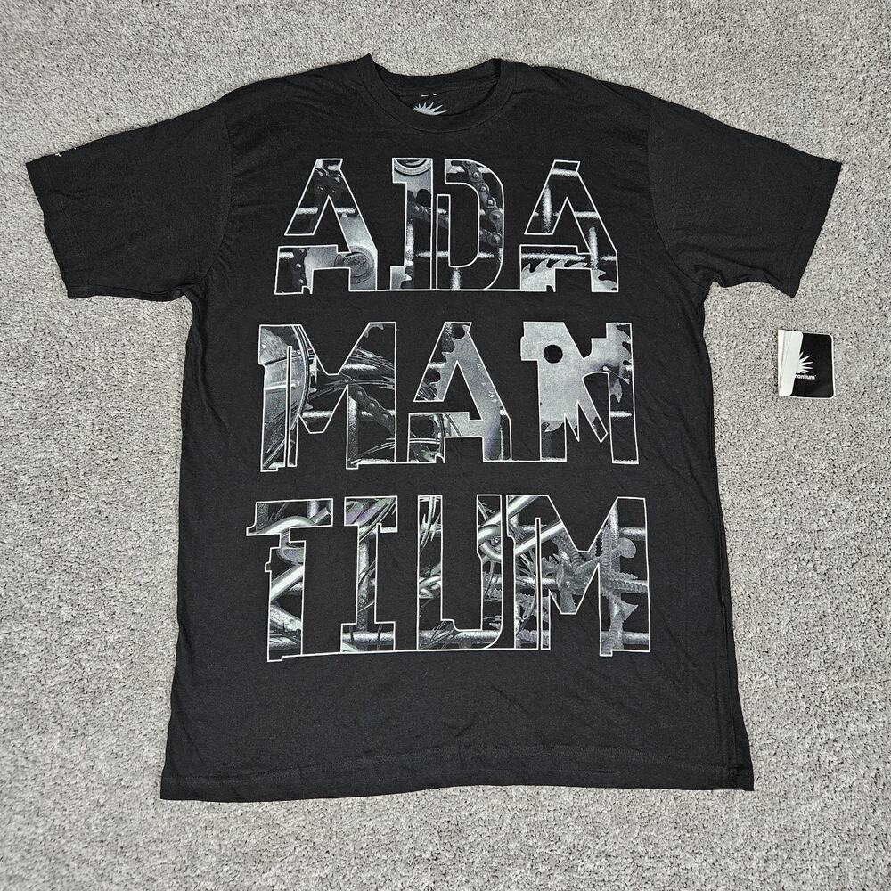 Adamantium Shirt Mens XL Black T-Shirt Wolverine Logo Made In USA Comics